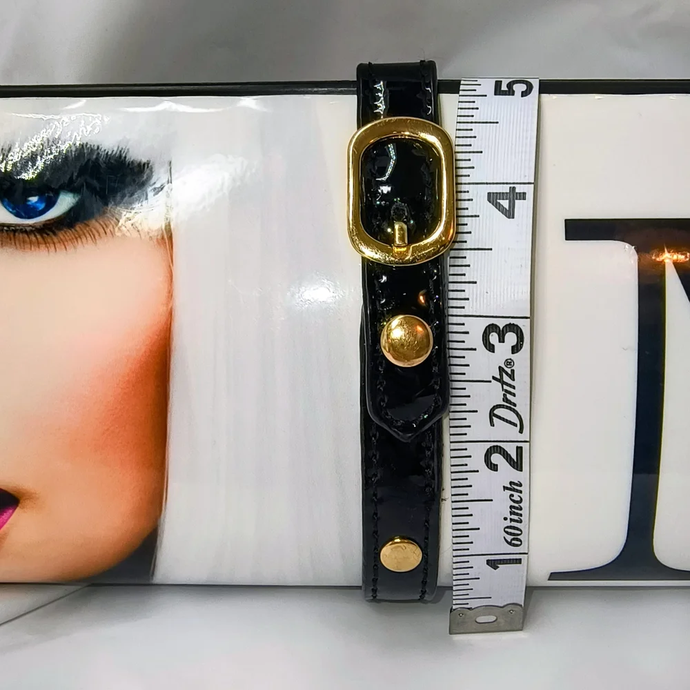 Unbranded Chic Clutch Magazine‎ Cover Design in Black, White, & Gold